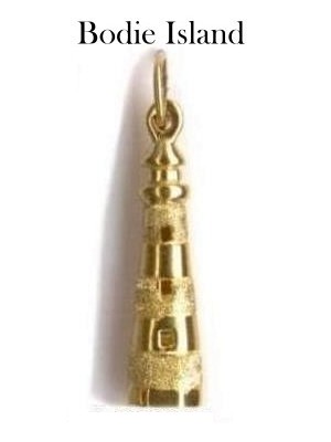 1" North Carolina Lighthouse Three Dimensional Charm