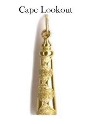 1" North Carolina Lighthouse Three Dimensional Charm