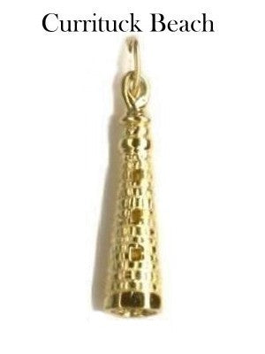 1" North Carolina Lighthouse Three Dimensional Charm
