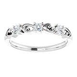 1/5 CTW Diamond Stackable Ring