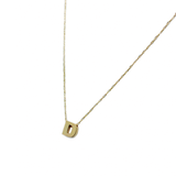 5mm 14k A-Z Initial Pendant on 16" Chain